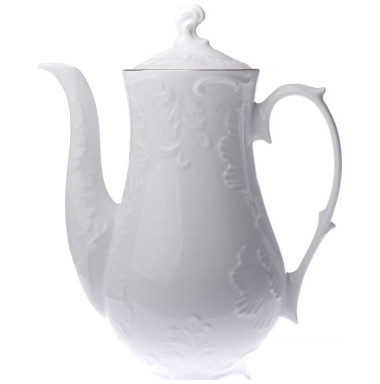 Кофейник 1,2 л Cmielow Rococo Платина 0035560-OMAZ &mdash; Posudio