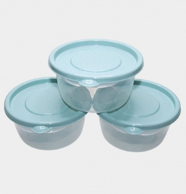 Комплект контейнеров для холод. и СВЧ "АРТ-ДЕКОР" 0,44л. 3шт. &mdash; Posudio