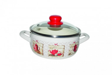 Кастрюля 2,5л глубокая Metrot Кофейная кантата Эксклюзив 162784 — Posudio