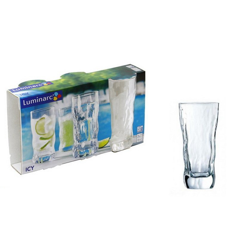 Набор стаканов 400мл 3шт Luminarc Icy G2764 фото 1 — Posudio
