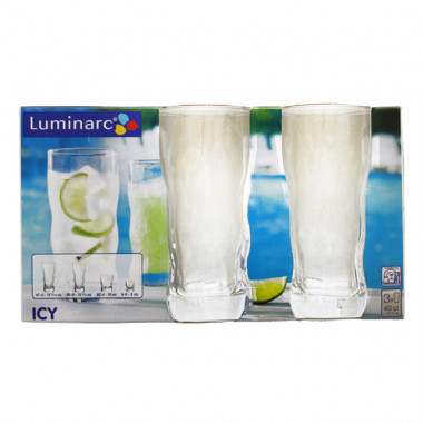 Набор стаканов 400мл 3шт Luminarc Icy G2764 &mdash; Posudio