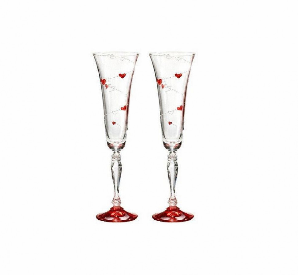 Набор Свадебный (2шт) Crystal Bohemia Victoria 40727/K0107/180/2 фото 1 — Posudio