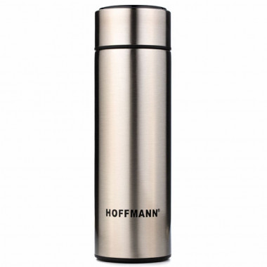 НМ20503  Кружка-термос с термодатчиком, металлик 500мл. &mdash; Posudio