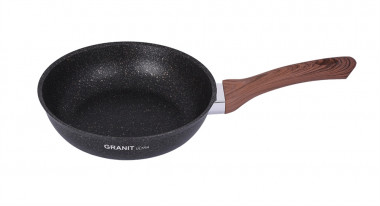 Сковорода 220мм с ручкой Гранит Original (КУКМАРА) &mdash; Posudio