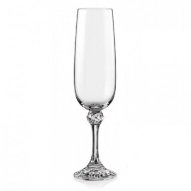 Бокал для шампанского 180мл (6шт) Crystal Bohemia Julia 40428/180 — Posudio