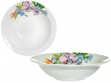 Миска малая 175мм Кубаньфарфор Орхидея 0159 &mdash; Posudio