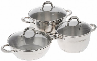 Набор посуды 6пр (3,6л+3,2+6.5л), Mayer&amp;Boch 20837 &mdash; Posudio