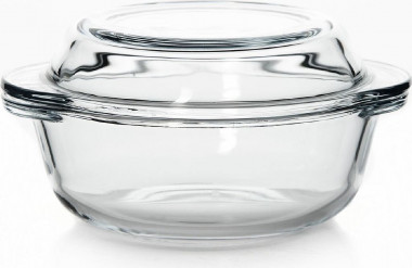 Посуда для СВЧ кастрюля с крышкой 565 мл Borcam Casseroles with Cover 59063 — Posudio