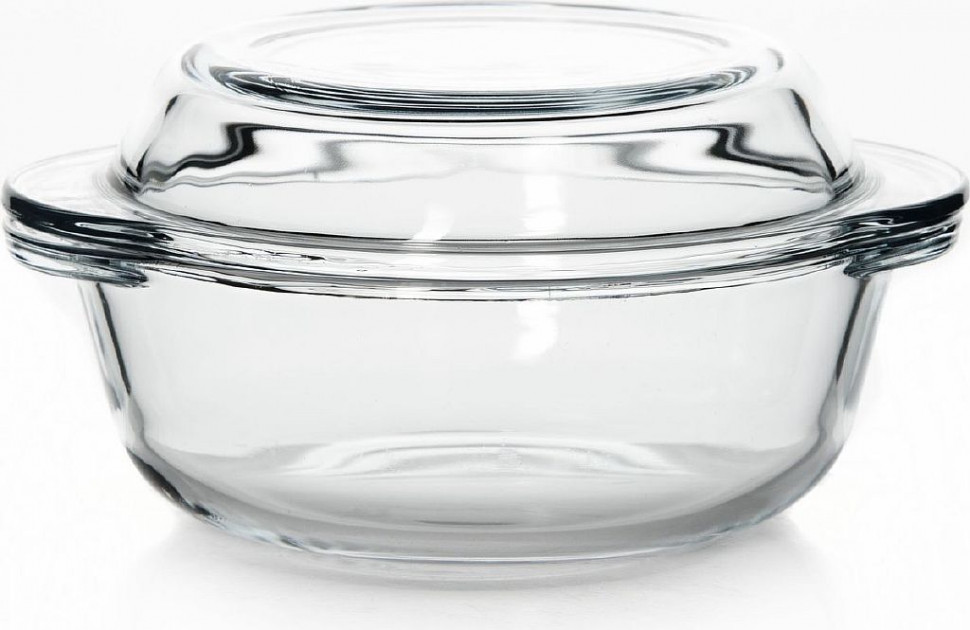 Посуда для СВЧ кастрюля с крышкой 565 мл Borcam Casseroles with Cover 59063 фото 1 — Posudio
