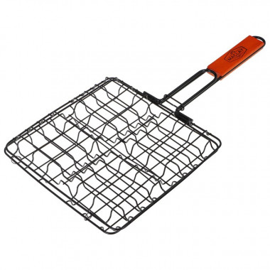 Решетка гриль для приготовления бургеров 50 x 24 x 24 x 5 см, антипригарная — Posudio