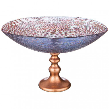 Блюдо на ножке  "INSPIRATION " овальное 30*21*19,5см. &mdash; Posudio