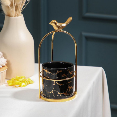 Конфетница "Марбл.Птичка" 220 мл &mdash; Posudio