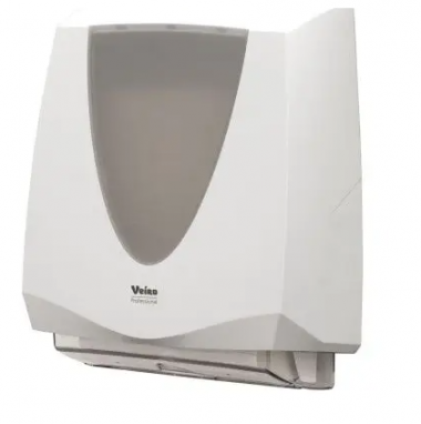 Veiro Диспенсер для листовых бумажных полотенец V/Z/W образ. укладки Prima БЕЛЫЙ &mdash; Posudio