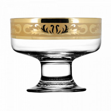 Набор 6 креманок для морожен. с рис. "Русский узор" (Гусь Хрустальный) EAV49-1016 &mdash; Posudio