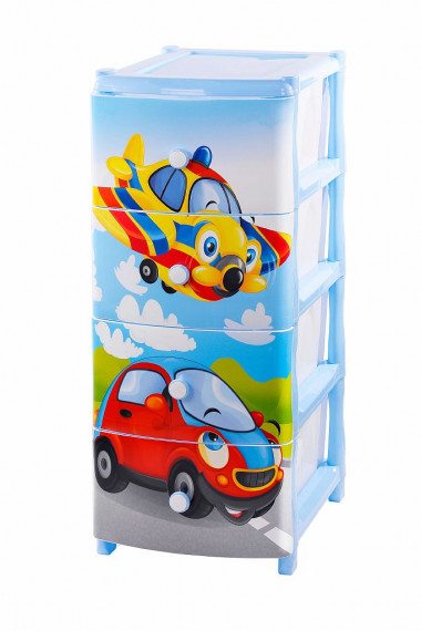 Комод №16 "Самолет" с рисунком &mdash; Posudio