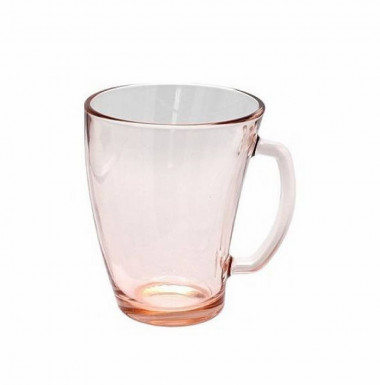 Кружка ШЕЙП розовая 320мл. &mdash; Posudio