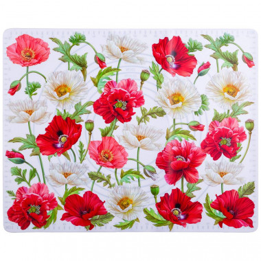 КОВРИК ДЛЯ РАСКАТКИ ТЕСТА 50*39 СМ &mdash; Posudio