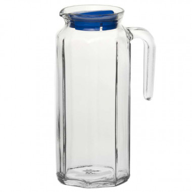 Кувшин с голубой крышкой 1000 мл KOSEM &mdash; Posudio