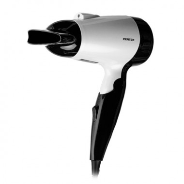 Фен Centek СТ-2231 (бел./черн.) 1200Вт — Posudio