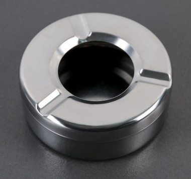 Пепельница из нержавеющей стали «Круг», d=9,3 см, нержавеющая сталь — Posudio