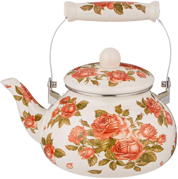 ЧАЙНИК AGNESS  ЭМАЛИРОВАННЫЙ  2,5Л. фото 1 &mdash; Posudio