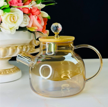 Заварочный чайник 1,2л. в под.уп.(х24)Стекло 589-038 — Posudio