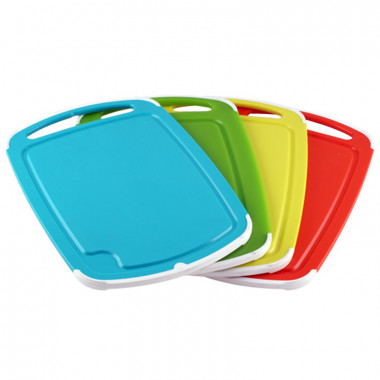 Доска разделочная Премиум красн-зелен 360*240мм — Posudio