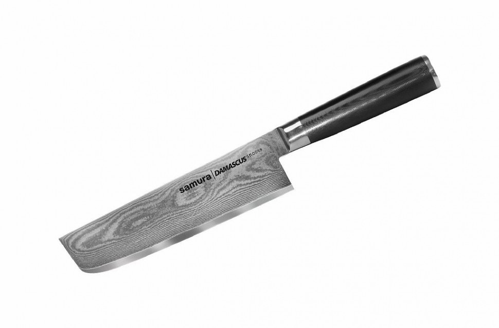 Нож кухон. Накири.167мм Samura Damascus 67слоев дамаск. стали фото 1 — Posudio