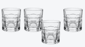 Набор стаканов для виски ДАЛЛАС  ВРЕМЯ ДЕГУСТАЦИЙ Л 4шт. 300 мл. &mdash; Posudio