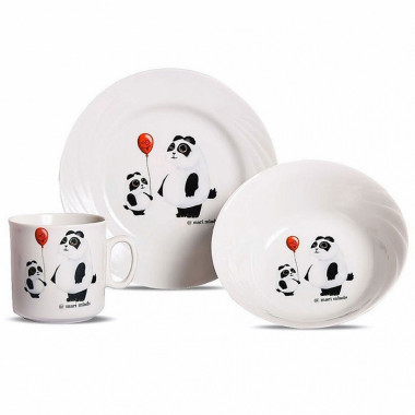 Набор посуды 3пр."ПАНДА" (200, 175, 360) &mdash; Posudio