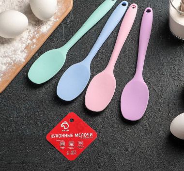 Ложка "Винфор" 20,7x4x1 см, цвет МИКС &mdash; Posudio