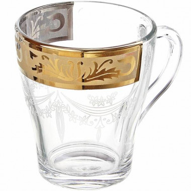 Набор кружек "Русский узор" 2шт (Гусь Хрусталь) EAV49-1649 &mdash; Posudio