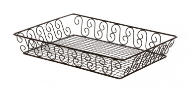 Корзинка для хлеба 320х240х55мм  (Клен) — Posudio
