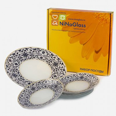 Набор тарелок 7пр NinaGlass Восток 8 4840164448 — Posudio
