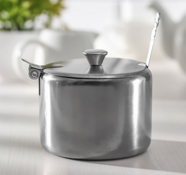 Сахарница из нержавеющей стали «Бьёрн», 280 мл, 8×6,5 см — Posudio