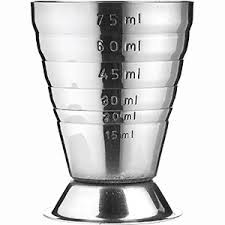 Джиггер 75мл с делениями сталь нерж — Posudio