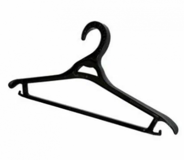 Вешалка для одежды размер 52-54, черная — Posudio