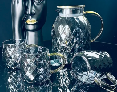 Набор графин 1750мл и 6 стаканов в под.уп.(х8) 160-254 — Posudio