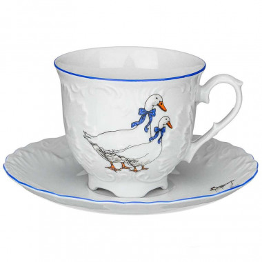 Чайная пара "Гуси" 250мл. &mdash; Posudio