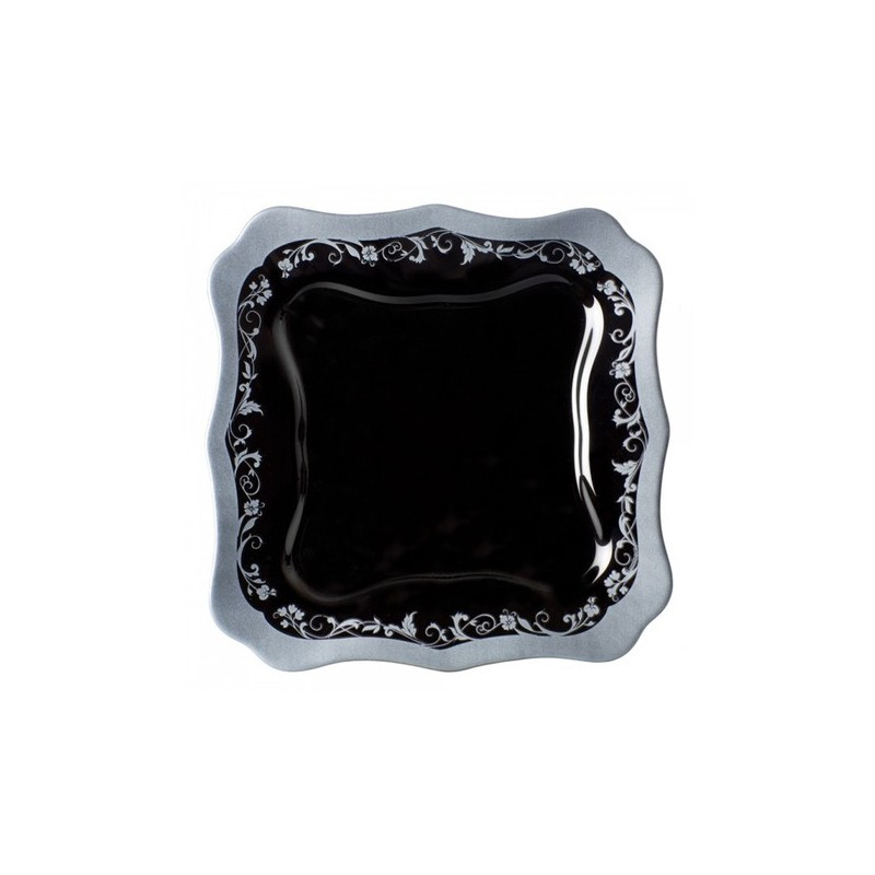 Десертная тарелка 20.5см Luminarc Authentic Silver Black H8400 фото 1 — Posudio