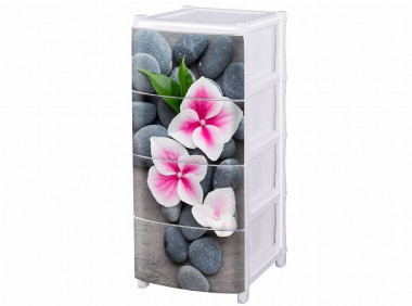 Комод №6 "Орхидея" с рисунком &mdash; Posudio