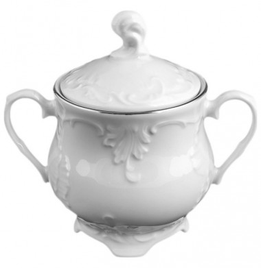 Сахарница 250мл Cmielow Rococo Платина 0035960-OMAZ — Posudio