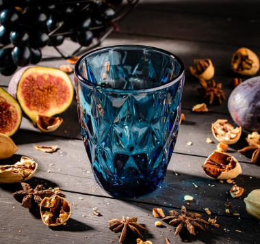 Стакан &quot;Круиз&quot; 240 мл 8х8х10 см, цвет синий — Posudio