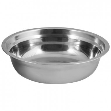 Миска Bowl-23, объем 1,7 л, с расширенными краями, из нерж стали, зеркальная полировка, диа 23 см &mdash; Posudio
