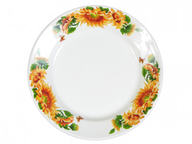 Тарелка мелкая 175мм Кубаньфарфор Подсолнух-2 057 &mdash; Posudio