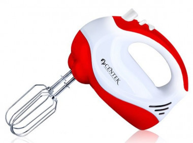 Миксер CENTEK CT-1110 175ВТ  белый/красный &mdash; Posudio