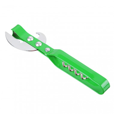 Штопор- открывалка д/конс. банок.пласт.мет 3цвет &mdash; Posudio