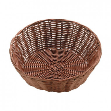 Хлебница плетеная 20см. ротанг коричн. P.L. — Posudio