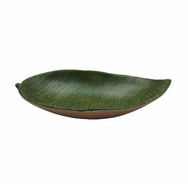 Блюдо,поднос меламиновый 23*13см  P.L. Green Banana Leaf &mdash; Posudio