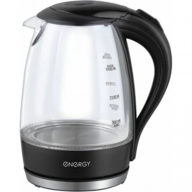 Чайник ENERGY E-262 (1,7 л.) стекло, пластик — Posudio
